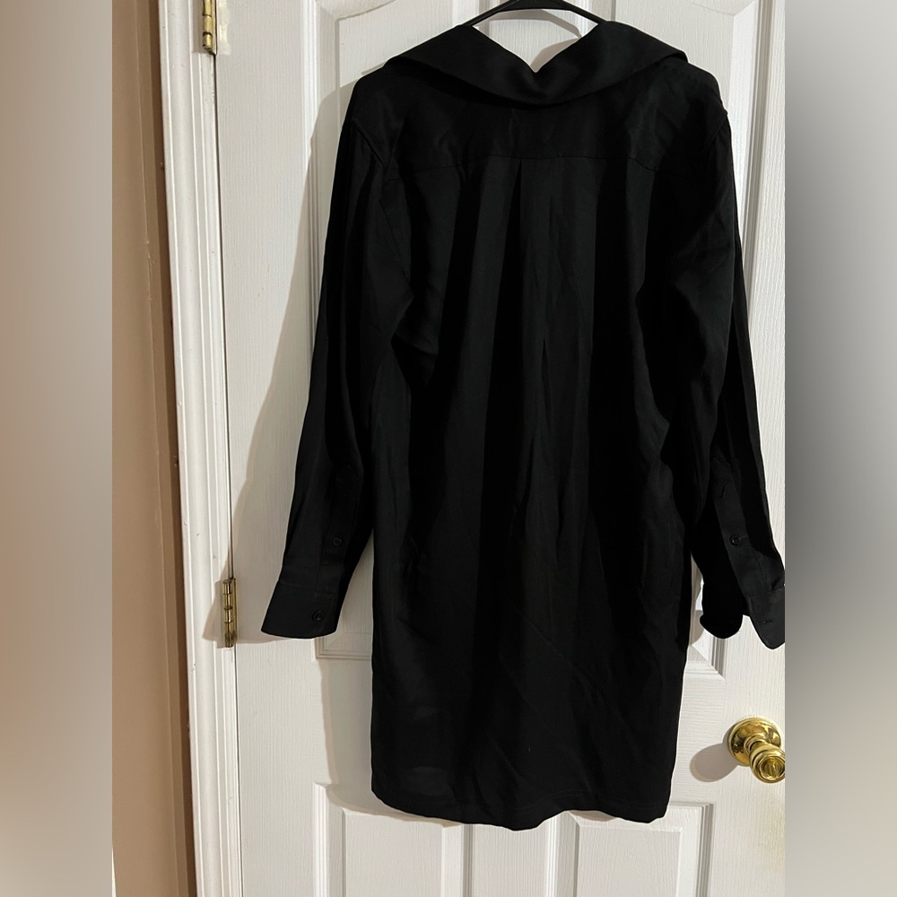 Ralph Lauren Black Label - Long Sleeve Lace-up Shirt Dress - Size 6 - Picture 6 of 6